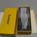 KEMEI 2293 Professional Hair/Beard Trimmer for Men Zero Gapped Hair Clippers for Barber with T Blade, Cordless Rechargeable