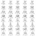 40 Pieces Rhinestone Crystal Twisters Set Spiral Hair Pins Silver Coils Rhinestone Spiral Hair Jewelry Crystal Clip Accessories for Wedding Bridal Prom, 8 Styles