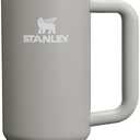 STANLEY Quencher H2.0 Tumbler with Handle and Straw 30 oz | Flowstate 3-Position Lid | Cup Holder Compatible for Travel | Insulated Stainless Steel Cup | BPA-Free | Ash