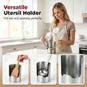 Multi-Functional Kitchen Utensil Holder, Stainless Steel