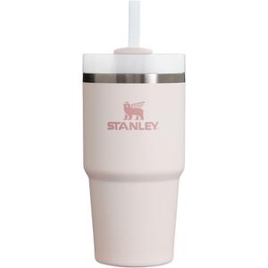 Stanley Quencher H2.0 Tumbler with Straw 20 oz | Flowstate 3-Position Lid | Cup Holder Compatible for Travel | Insulated Stainless Steel Cup | BPA-Free | Rose Quartz 2.0
