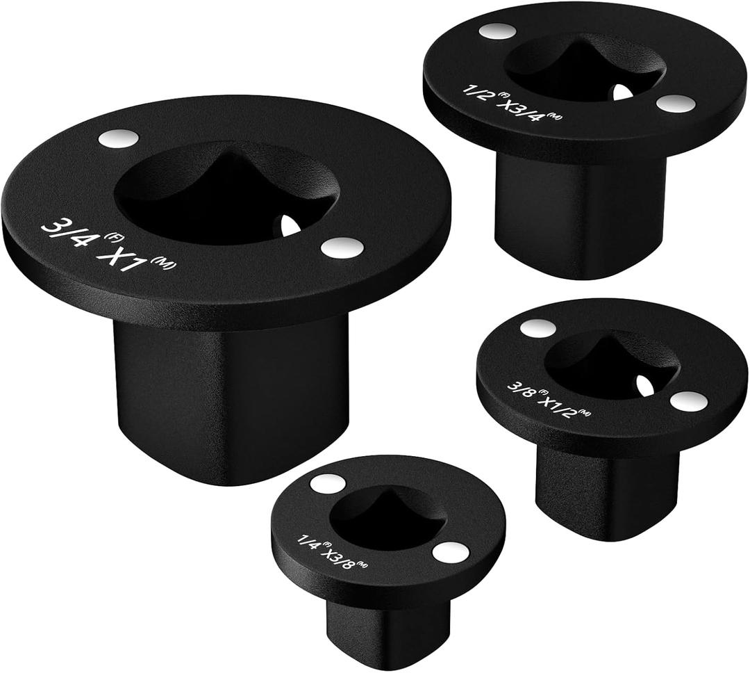 Low Profile Impact Socket Adapter Set. Drive Ratchet Adapter Set (1" to 3/4", 3/4" to 1/2", 1/2" to 3/8",and 3/8" to 1/4"4PCS