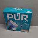 PUR Plus 7-Cup Water Filter Pitcher for Fridge, Cleaner, Great-tasting Water, Dishwasher Safe, Powerful Filtration, Change Light Indicator, LockFit Cap Design, White