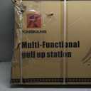 Power Tower Adjustable Height Pull Up & Dip Station Multi-Function Home Strength Training Fitness Workout Station for Home Gym