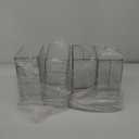 Makeup Organizer Storage With 16 Drawers, 4 Pcs Desktop Office Supplies, Desk Organizers, Clear Accessories, Dustproof Drawer and for Make Up, Jewelry, Pen, Stationary