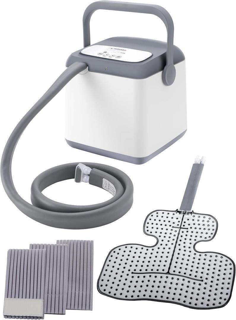Cold Therapy System, Including a Large Shoulder Pad, Programable Ice Therapy Machine, Post-Surgery Continuous Cryotherapy Cold Pack