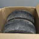 GICOOL 13x5.006 Rubber Lawn Mower Tire and Wheel, 2 Pcs Replacement 13x56nhs Riding Mowers Lawn Pneumatic Tire with Bearing Bore 3/4" & 5/8", 3" 4.5" Centered Hub