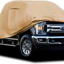 Heavy Duty Outdoor Car Cover Custom Fit for Ford 1999-2026 F250/F350, Windproof All Weather Waterproof Sun Rain UV Dust Snow Protection Outdoor Car Covers (brown)
