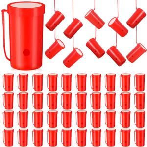 Jenaai 50 Pcs Mini Air Horn 3 Inch Noisemakers for Sporting Events Fun Stadium Loud Noise Maker Blow Horn Noise Whistle with Lanyard for Birthday Party Celebrations Goodie Bag(Red) Jenaai 50 Pcs Mini Air Horn 3 Inch Noisemakers for Sporting Events Fun Stadium Loud Noise Maker Blow Horn Noise Whistle with Lanyard for Birthday Party Celebrations Goodie Bag(Red)