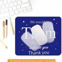 Inspirational Quote Mouse Pad, We Wouldn't Be The Team That We are Without You. Non-Slip Rubber Base Computer Mouse Pads for Wireless Mouse
