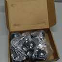 Nefish Office Chair Caster Wheels with Brake, 11mm, 2 Inch Heavy Duty Rubber Office Chair Wheel Replacement, Support 750lbs(Set of 5), Quiet Desk Chair Rollers, Safe for All Floors, Universal Fit