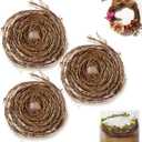 3 PCS 15FT Grapevine Garland - DIY Crafts Natural Grapevine Twig Vines, Garland Wreaths for Wedding, Christmas, Hoilday, Wall Door Decor
