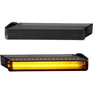 RUXIFEY Sequential LED Side Mirror Turn Signal Light Smoked Right Left Lamps Compatible with Ford F150 Expedition, Lincoln Mark LT, Amber