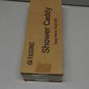 YASONIC Shower Caddy Hanging, Never Rust Shower Organizer Hanging, Aluminum Shower Racks for Inside Shower with Hooks for Razor, Bathroom Organizers and Storage with Soap Holder, Bright Silver