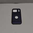 Designed for iPhone 17 Pro Leather Case with Stand, Protection Slim Adjustable Kickstand Phone Cover Compatible with iPhone 17 Pro (Blue)