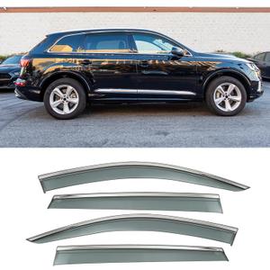 Window Visors Rain Guards for Audi Q7 SQ7 2017-2026 Window Vent Visor
