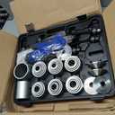 40Pcs Pull and Press Sleeve Kit, Bushing Press Kit for Most Engine Cars Vehicles, Universal Seal Bearing Bushing Removal Installation Tool Kit 4 Pulling Spindles with Nuts Case