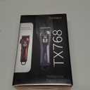 TCMKY Hair Clippers for Men Professional Clippers for Men Cordless&Corded Barber Clippers for Hair Cutting & Grooming. Rechargeable Hair Trimmer Kit for Household (Red)