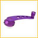 2pcs Purple Universal Aluminum Alloy Car Auto Door Window Handle Cranks Winder Auto Replacement Parts