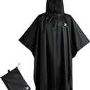 HURLEY OUTDOOR RAIN PONCHO, One Size