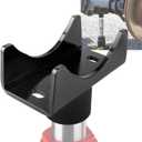 Bottle Jack Axle Adapter Lifting Saddle Cradle for 2" 3" 4" Round & 2" Square Axle Tube, Fits 1.5" Jack Platform, 17000lbs Heavy Duty Alloy Steel Jack Saddle for RV Trailer Truck Camper Garage Farm