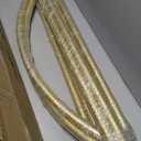 Curtain for Beauty Salon, Beauty Salon Privacy Partition Curtain, Wall Hanging Room Dividers Without Curtain, U-Shaped Room Rod with Ceiling Support,for Bedroom Hotel (Gold Rod)