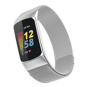 DI Fitbit Versa Rose Silver Mesh Band