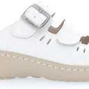 Propt Women's Breezy Walker Slide Sandal (12 Wide, White Onyx)