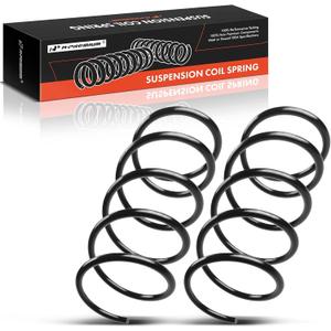 A-Premium 2Pcs Front Suspension Coil Spring Set Compatible with Volvo S40 1995-2004, V40 1995-2004, Driver and Passenger, Replace# 30883423