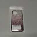 LUVI Compatible with iPhone 12 Pro Max Glitter Diamond Case Cute Bling Rhinestone Sparkle Shiny Crystal Bumper Luxury for Girls Women Protective 3D Handmade Cover 6.7 inch Black