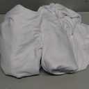 White Backdrop Curtain for Parties Wedding Wrinkle Free White Photo Curtains Backdrop Drapes Fabric Decoration for Baby Shower 5ft x 8ft,2 Panels