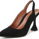 Vionic Women's Zinnia Adalena Dress Pump- Supportive Ladies Dress Back-Strap Heels That Include Three-Zone Comfort with Orthotic Insole Arch Support, Medium Fit Shoes for Women, Sizes 7 Medium