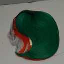 WeKen Red and Green Wig for Women Short Bob Half Green Half Red Wig with Bangs for Women Cosplay Daily Party