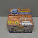 2 Pack Flea Traps for Inside Your Home, Indoor Flea Light, Bed Bug Killer with 8 Sticky Pads & 4 Light Bulb, Odorless Natural Insect Infestation Treatment Trap for Kid Pet (Coffee Brown)