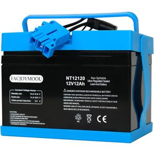 12 Volt Battery for Peg Perego John Deere Gator Polaris Gaucho Rock'in Case Ih Tractor Ride On 12v 12ah Replacement Battery for Peg-Perego Kid's Toys Car