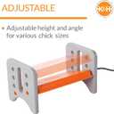 K&H Pet Products Chicken Brooder Heater for Chicks Ducklings, Adjustable Heating Plate for Brooder Boxes, Warms up to 30 Chicks, Chicken Coop Poultry Heating with Safety Light, Large 40 Watts