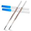 Oral Thermometer for Adults and Kids 2PCS - Glass Thermometer for Rectal Temperature - Accurate Easy Reading by HARIKA LIFE