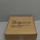 DiliComing 16-Inch Pre-Lit Winter Wreath - Large Christmas Door Wreath, Front Door & Window Decorations (Led Red)