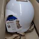 Petmate Booda Clean Step Cat Litter Box Dome (Made in the USA with 95% Recycled Materials)- Pearl White, Made in USA