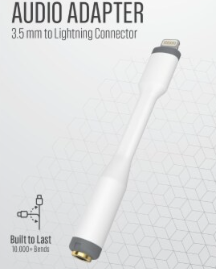 Acoustixš Rugged Audio Adapter 3.5 mm
