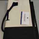 YOOLIFE Gifts for Women - Initial Canvas Tote Bag & Makeup Bag, Birthday Gifts for Women Mom Sister Friends