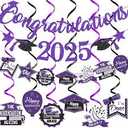Congrats Grad Banner Graduation Party Decorations Graduation Banner Grade Decorations Class of 2025 with Congrats Decorations for 2025 Grade Decor