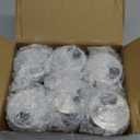 Kingrol 6 Pack Glass Spice Jars, 7 oz Salt and Pepper Shakers with Adjustable Pour Holes - for Seasonings, Herbs, Powders, Glitters