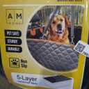AM Home DOG CAR SEAT COVER UNIVERSAL SIZE 5 LAYER WATERPROOF FABRIC, 
5 in 1 Dog Car Seat Cover for Back Seat, Waterproof Dog Hammock with Mesh Window and Side Flap Pet Car Seat Protector Dogs Backseat Cover for Cars, Mid-Size SUVs & Trucks