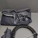 Room Divider Curtains Flexible Ceiling Tracks Set Curtain Track Ceiling Mount Blackout Curtain for Bedroom Living Room Ceiling Curtain Rod Privacy Dividers Panels W100 x H84 Grey Drape & Black Rail