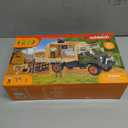 Schleich Wild Life - 45 PC Animal Rescue Toy Truck Playset - With Ranger Tom Action Figure, Lion and Meerkat Figures - Screen-Free Safari Adventure Play Set - Wild Animal Toys for Kids Ages 3+ | 42475