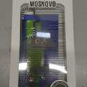 MOSNOVO Case for Samsung Galaxy S25, [Buffertech 6.6ft Military-Grade Drop Protection] [Anti Peel Off Tech] Clear TPU Bumper Phone Case Cover Design - Hidden Black Cat