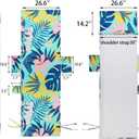 Beach Lounge Chair Towel Cover,Soft Microfiber Chaise Lounge Towel Cover Patio Pool Chairs Cover with Side Pockets,80" x 26" Chair Cover for Beach/Pool Sunbathing (Palm Leaves)