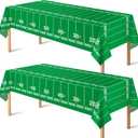 OHOME Football Party Decorations - Super Game Bowl Party Decorations 2026 - Disposable Tablecloth Plastic Table Covers for Football Game Birthday Football Parties Decor Supplies 54" X 108",2 Pack
