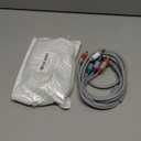 6Ft Component HD AV Cable to HDTV-EDTV (High Definition 480p) Compatible with Nintendo Wii and Wii U